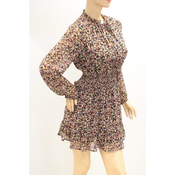 Dress Forum Los Angeles Women Small Floral Boho Mini Dress Forest Fairy Romantic - Picture 4 of 9